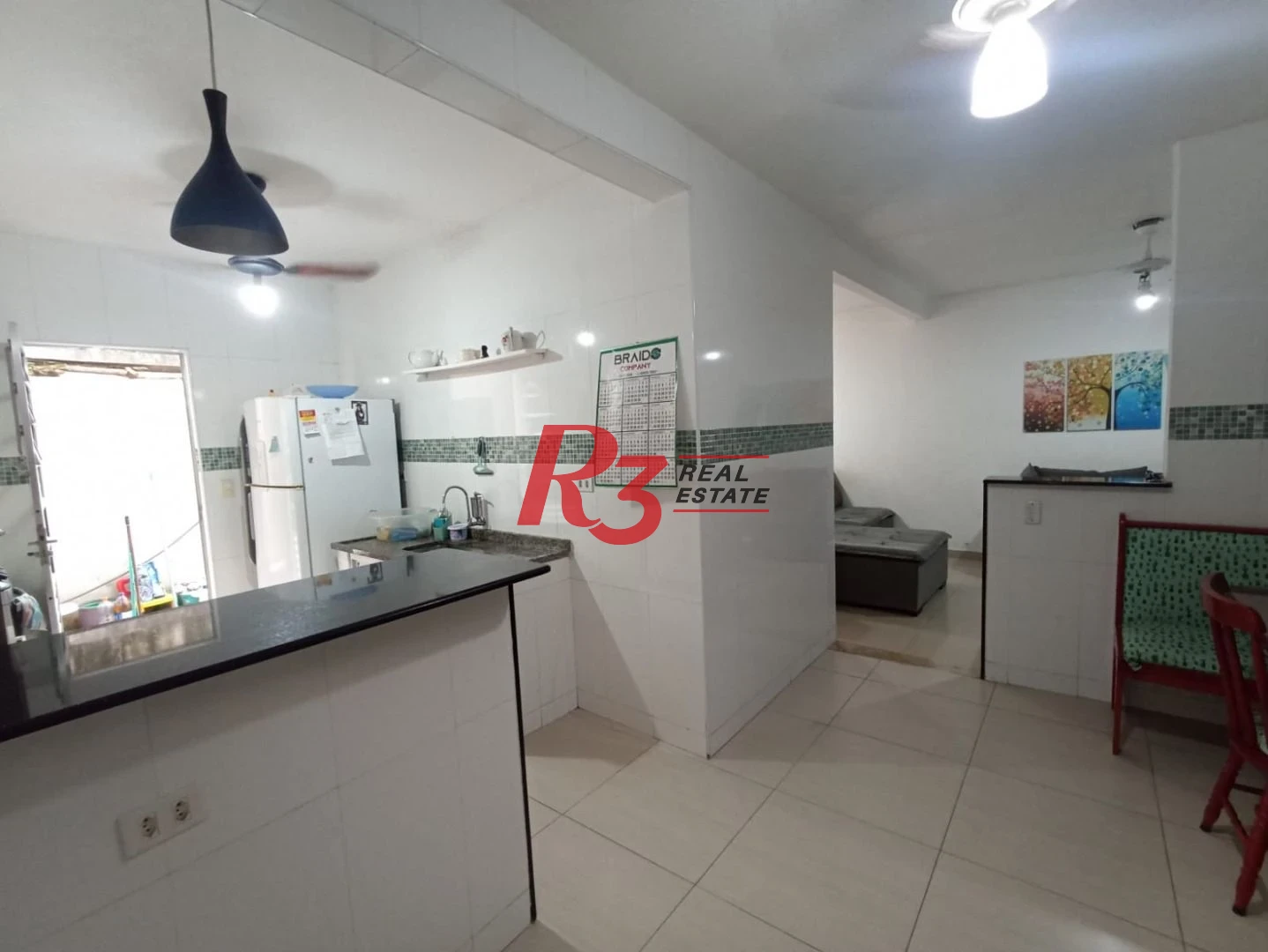 Casa com 3 dormitórios para alugar, 110 m² por R$ 3.500,02/mês - Aparecida - Santos/SP