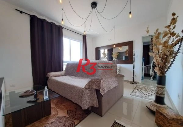 Apartamento com 1 dormitório à venda, 60 m² por R$ 430.000,00 - Vila Matias - Santos/SP