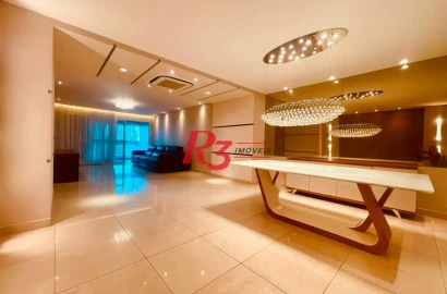 Apartamento com 3 dormitórios para alugar, 232 m² por R$ 20.000,01/mês - Embaré - Santos/SP