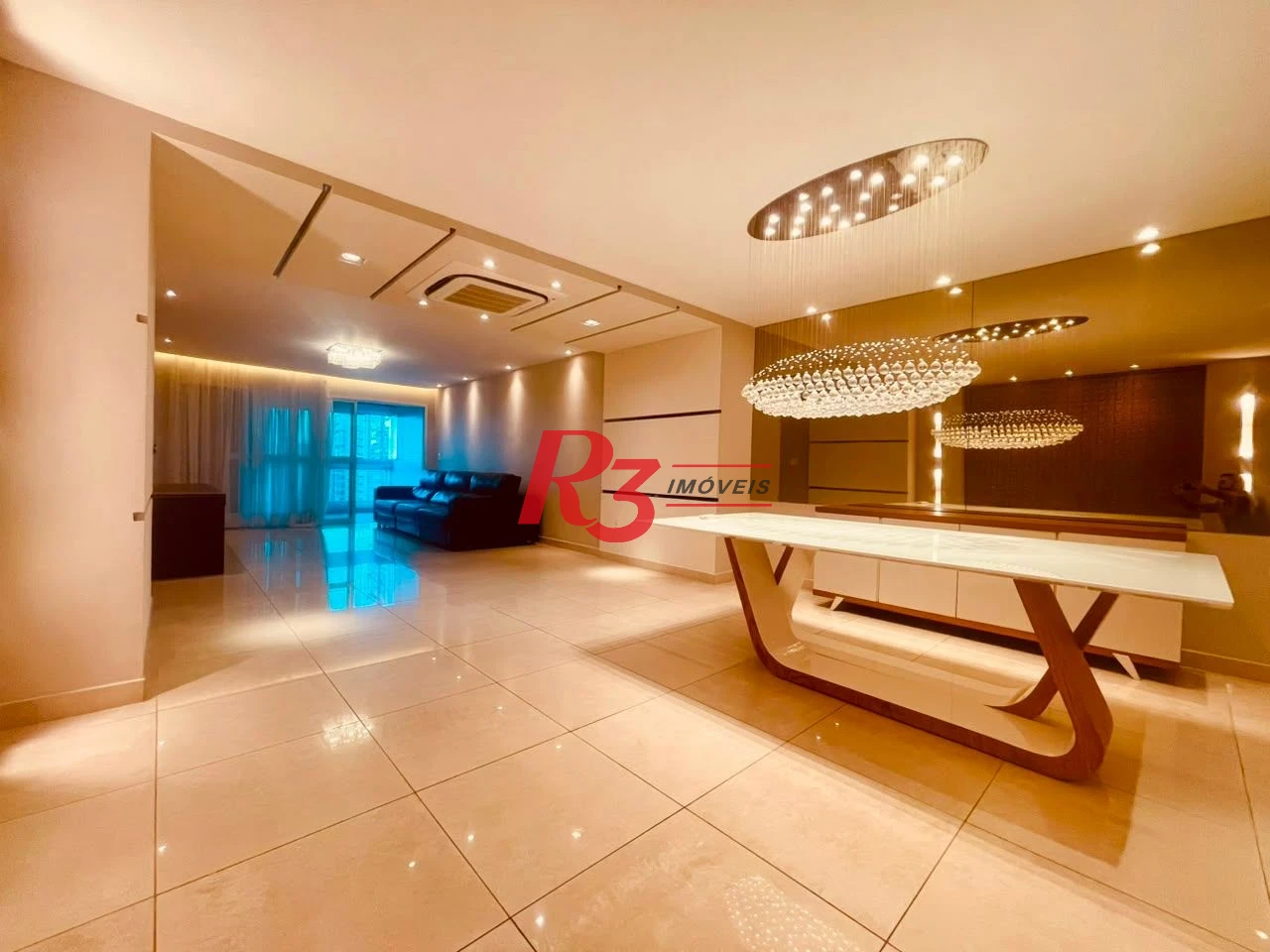 Apartamento com 3 dormitórios para alugar, 232 m² por R$ 20.000,01/mês - Embaré - Santos/SP