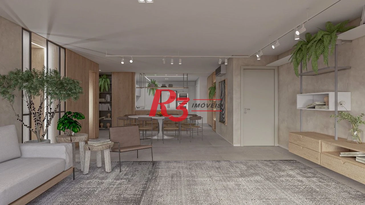 Apartamento à venda, 185 m² por R$ 2.430.000,00 - Boqueirão - Santos/SP