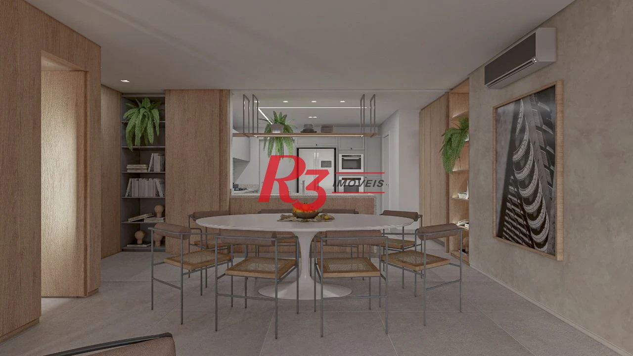 Apartamento à venda, 185 m² por R$ 2.430.000,00 - Boqueirão - Santos/SP