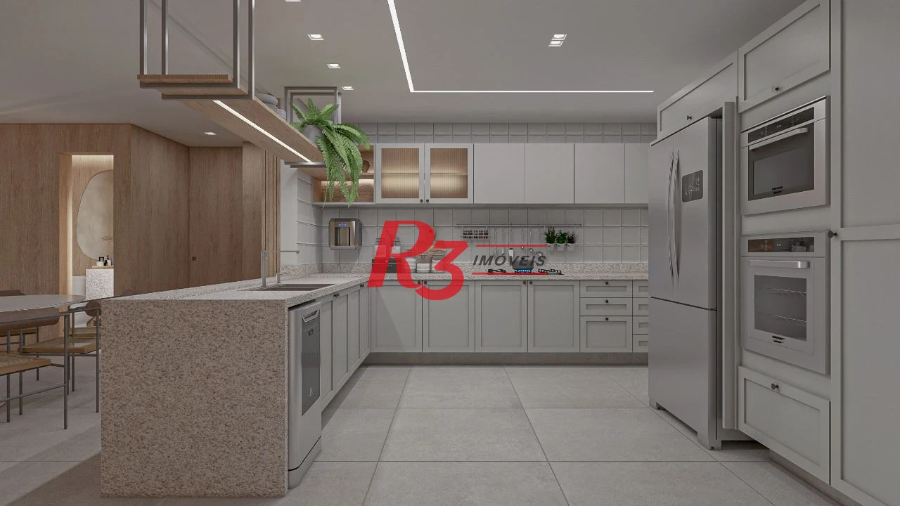 Apartamento à venda, 185 m² por R$ 2.430.000,00 - Boqueirão - Santos/SP