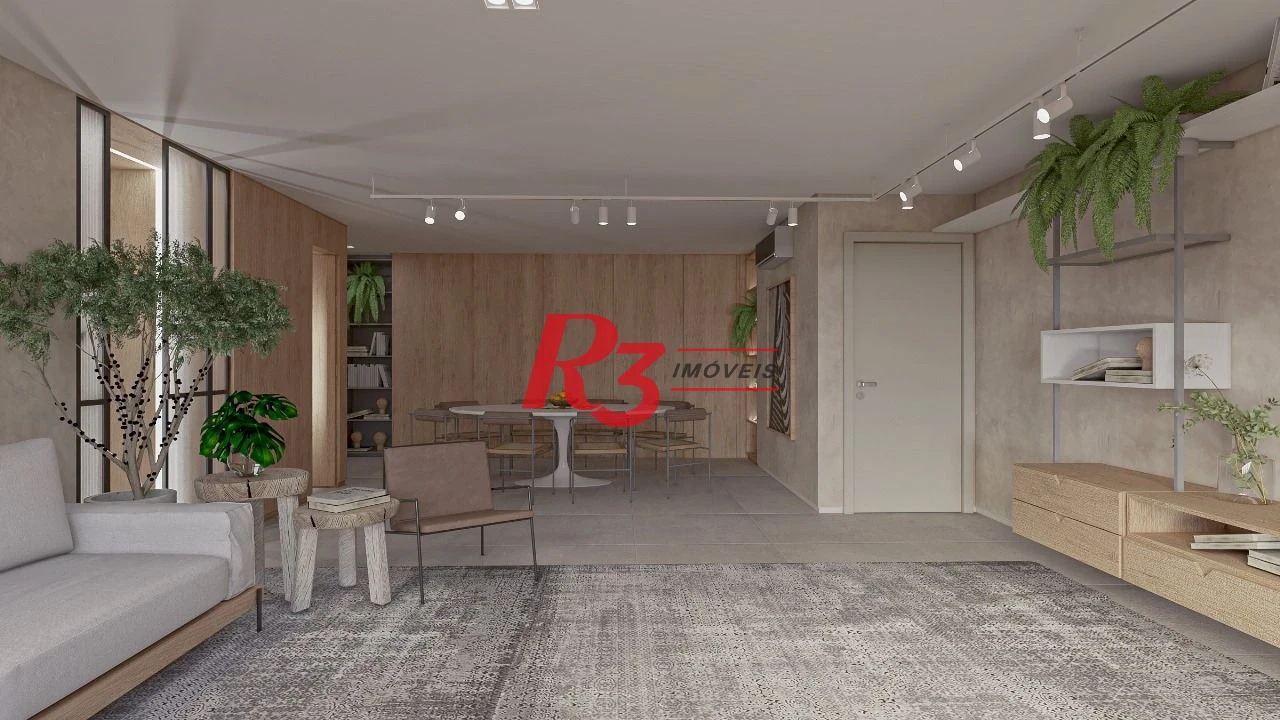 Apartamento à venda, 185 m² por R$ 2.430.000,00 - Boqueirão - Santos/SP