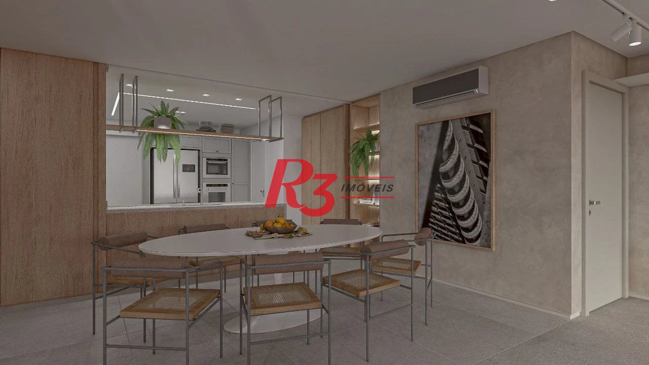 Apartamento à venda, 185 m² por R$ 2.430.000,00 - Boqueirão - Santos/SP