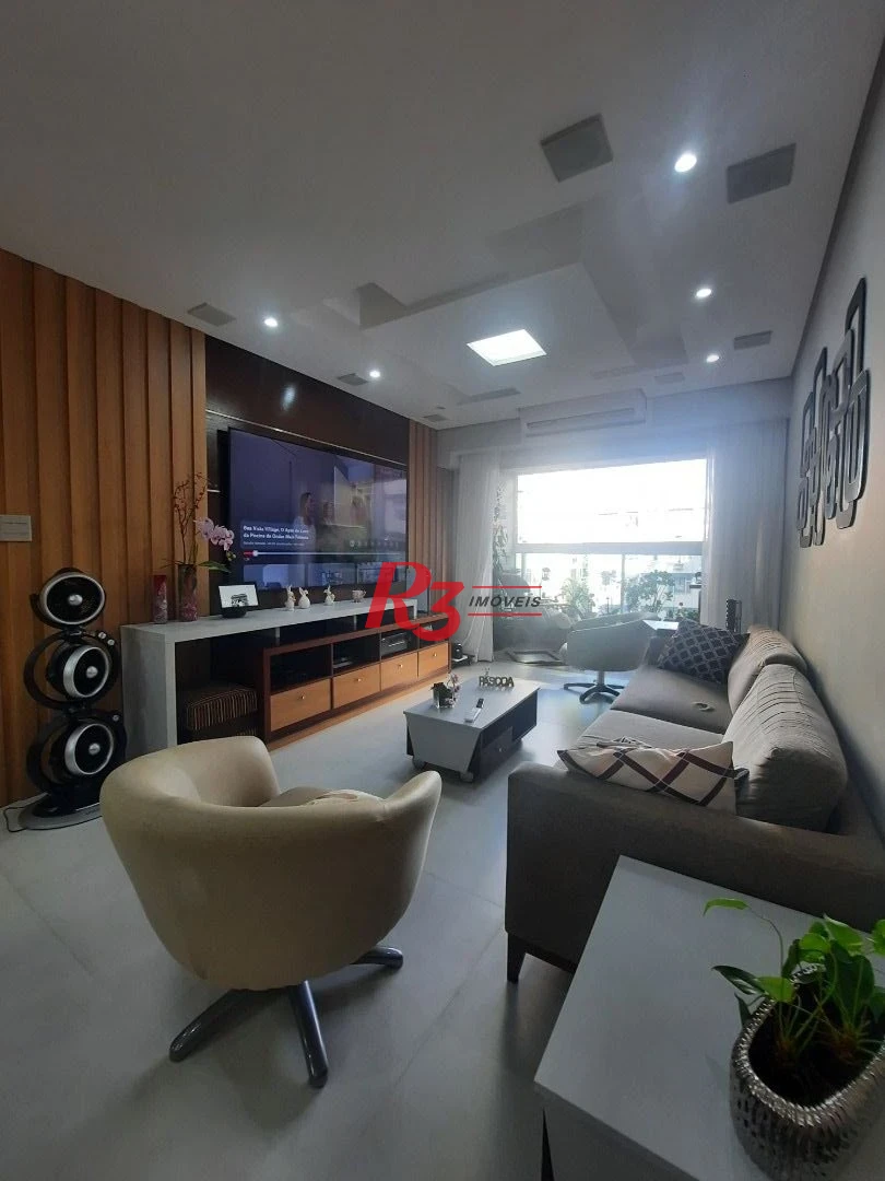 Apartamento à venda, 144 m² por R$ 1.350.000,00 - Aparecida - Santos/SP