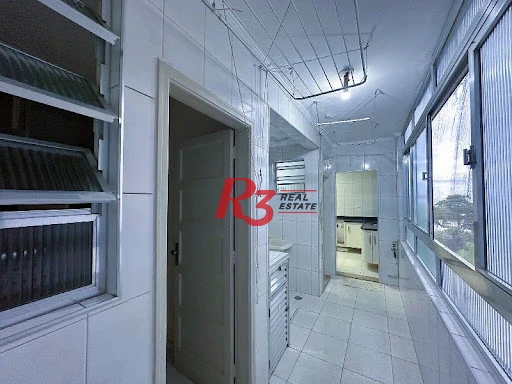 Apartamento com 3 dormitórios à venda, 166 m² por R$ 1.800.000,00 - Boqueirão - Santos/SP