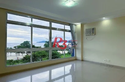 Apartamento com 3 dormitórios à venda, 166 m² por R$ 1.800.000,00 - Boqueirão - Santos/SP
