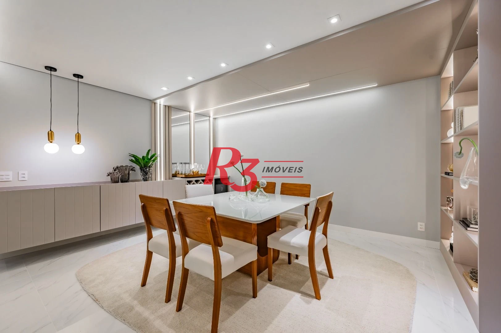 Apartamento de alto padrão com 3 suítes à venda, 234 m² por R$ 3.650.000 - Boqueirão - Santos/SP