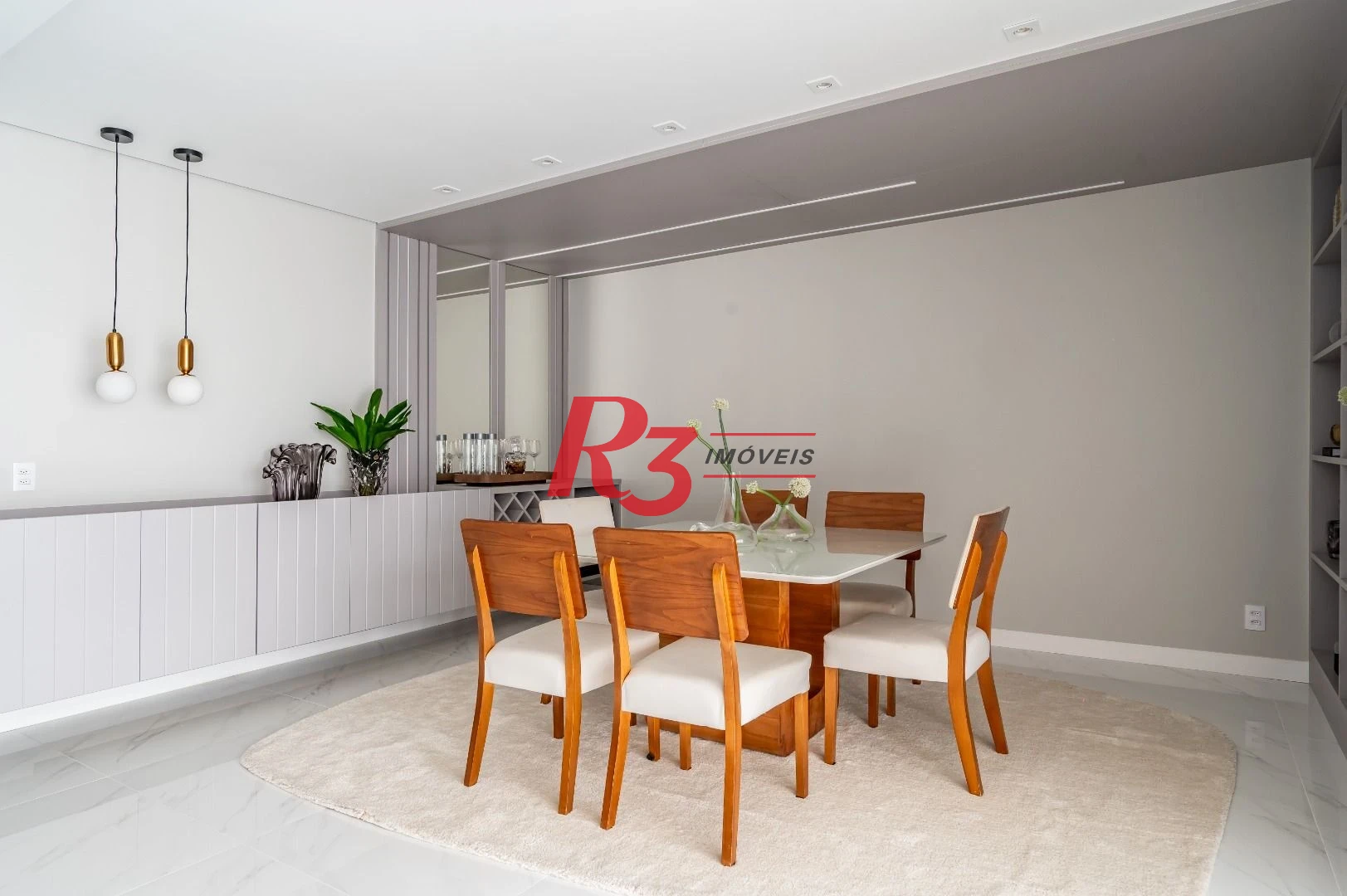 Apartamento de alto padrão com 3 suítes à venda, 234 m² por R$ 3.650.000 - Boqueirão - Santos/SP