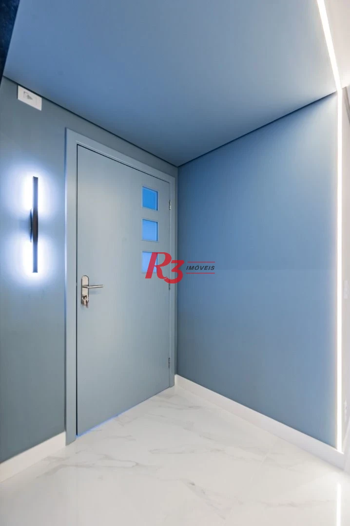 Apartamento de alto padrão com 3 suítes à venda, 234 m² por R$ 3.650.000 - Boqueirão - Santos/SP