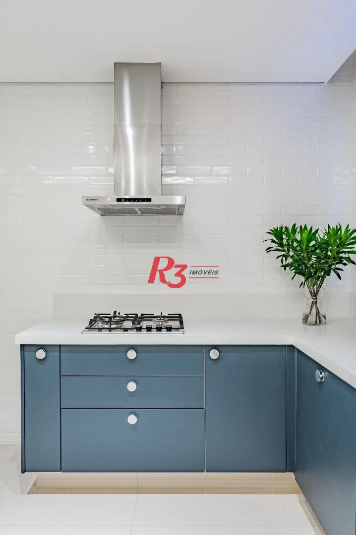 Apartamento de alto padrão com 3 suítes à venda, 234 m² por R$ 3.650.000 - Boqueirão - Santos/SP
