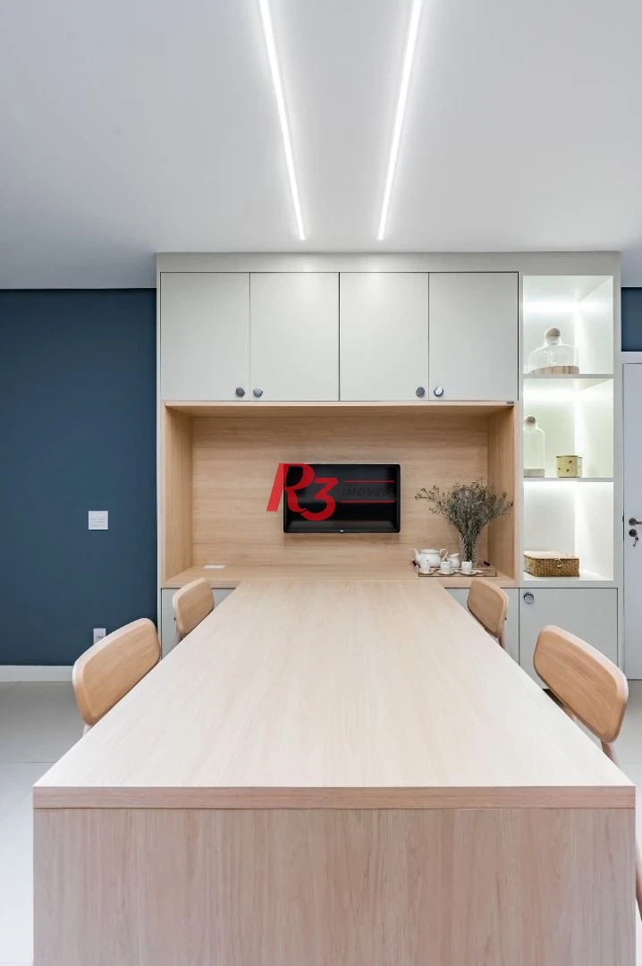 Apartamento de alto padrão com 3 suítes à venda, 234 m² por R$ 3.650.000 - Boqueirão - Santos/SP