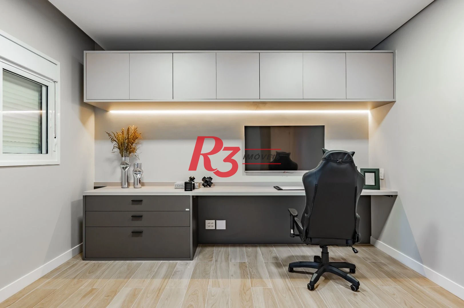 Apartamento de alto padrão com 3 suítes à venda, 234 m² por R$ 3.650.000 - Boqueirão - Santos/SP