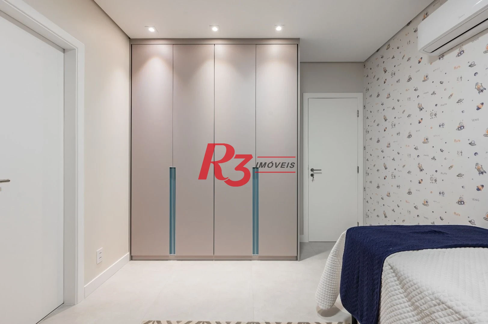 Apartamento de alto padrão com 3 suítes à venda, 234 m² por R$ 3.650.000 - Boqueirão - Santos/SP