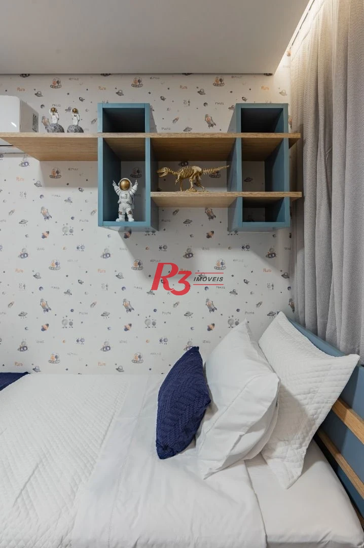 Apartamento de alto padrão com 3 suítes à venda, 234 m² por R$ 3.650.000 - Boqueirão - Santos/SP
