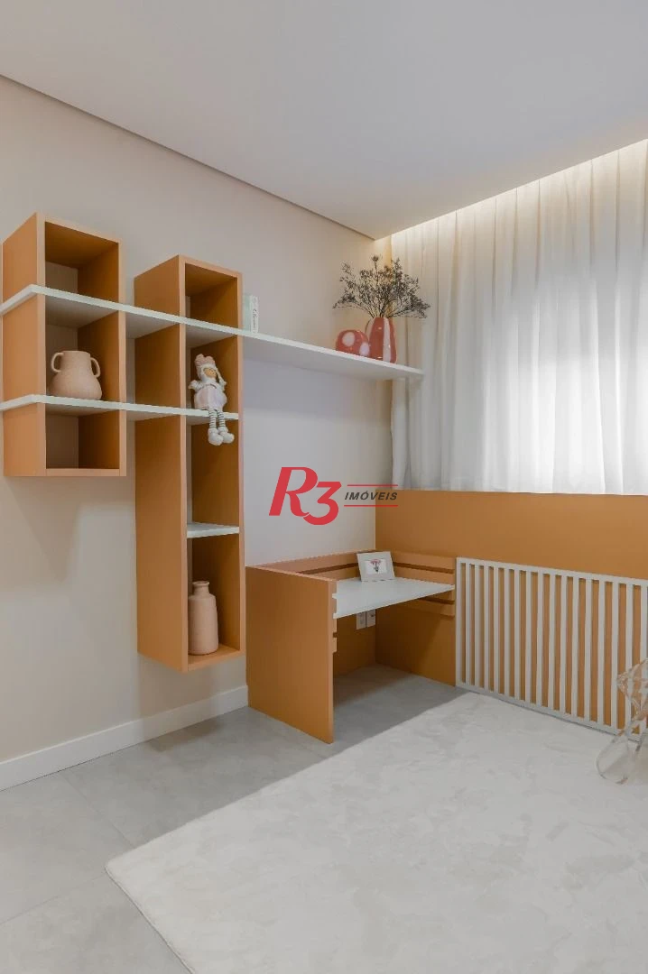 Apartamento de alto padrão com 3 suítes à venda, 234 m² por R$ 3.650.000 - Boqueirão - Santos/SP