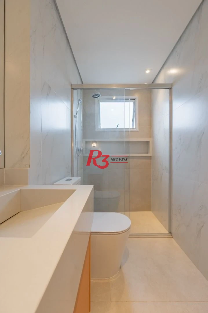 Apartamento de alto padrão com 3 suítes à venda, 234 m² por R$ 3.650.000 - Boqueirão - Santos/SP