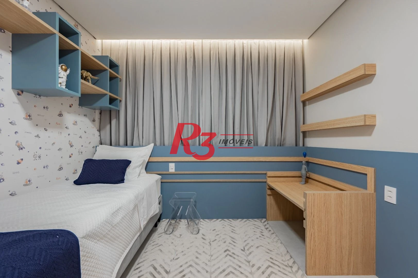 Apartamento de alto padrão com 3 suítes à venda, 234 m² por R$ 3.650.000 - Boqueirão - Santos/SP