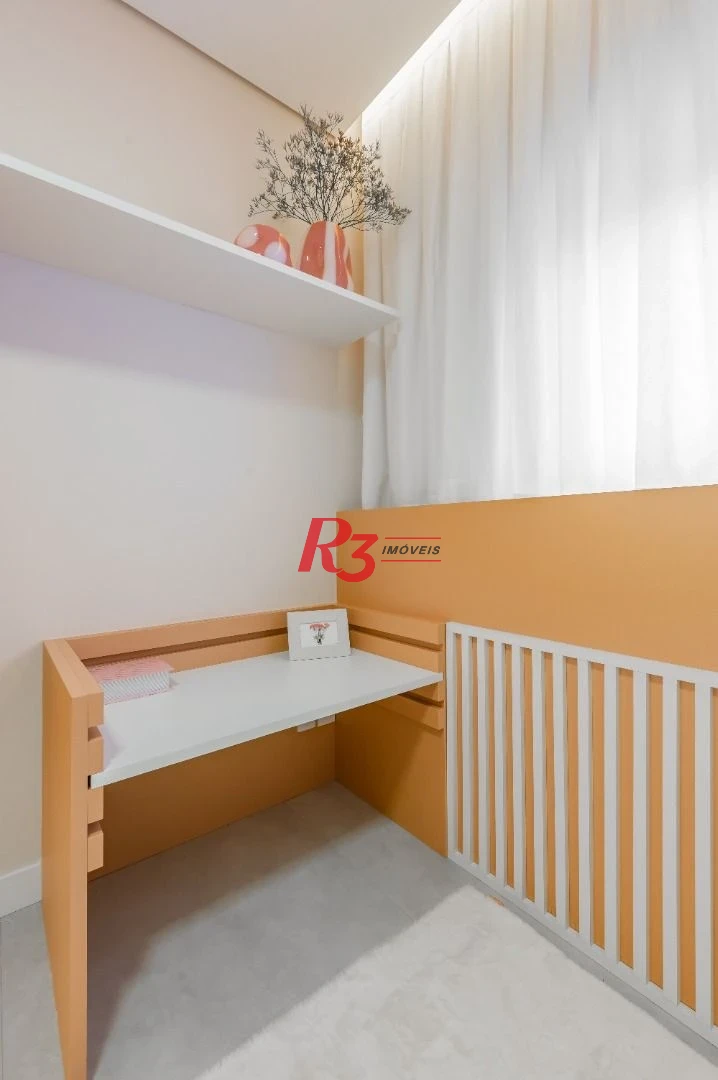 Apartamento de alto padrão com 3 suítes à venda, 234 m² por R$ 3.650.000 - Boqueirão - Santos/SP