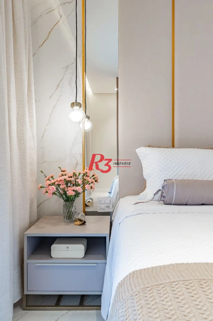 Apartamento de alto padrão com 3 suítes à venda, 234 m² por R$ 3.650.000 - Boqueirão - Santos/SP