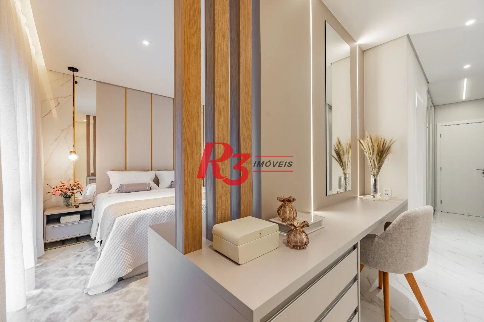 Apartamento de alto padrão com 3 suítes à venda, 234 m² por R$ 3.650.000 - Boqueirão - Santos/SP