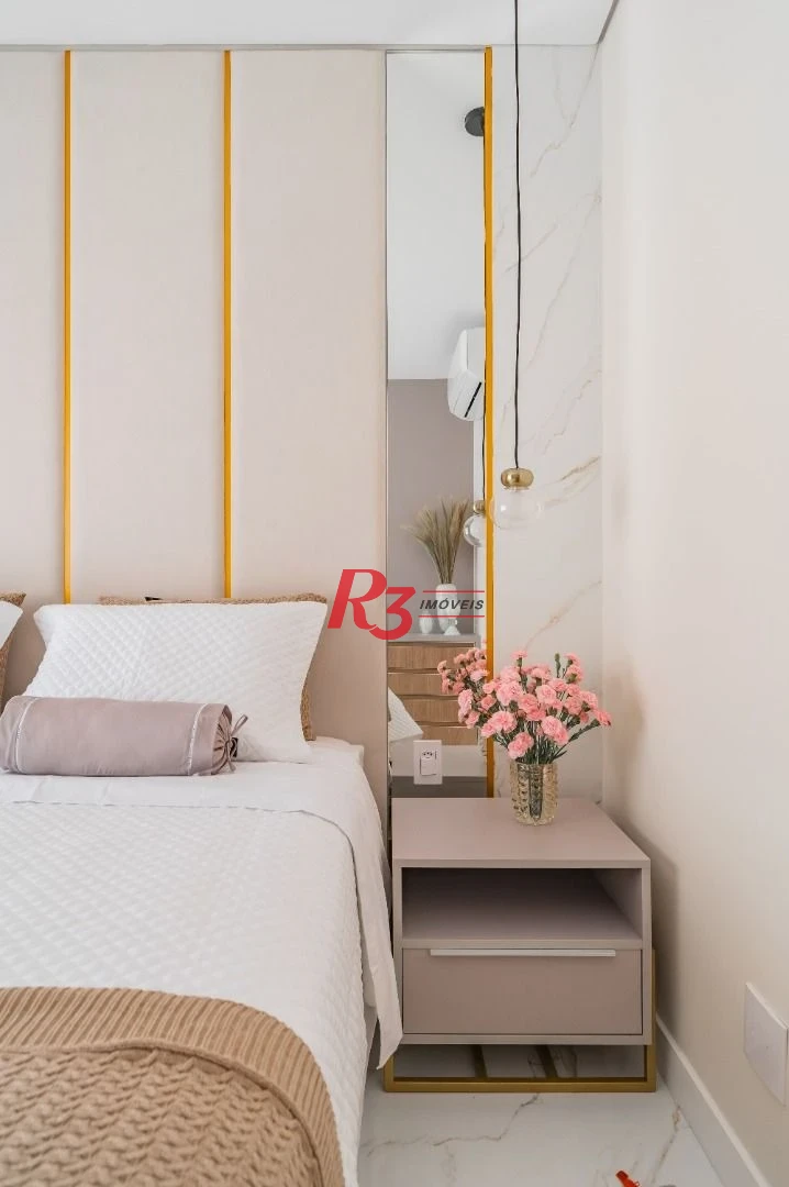 Apartamento de alto padrão com 3 suítes à venda, 234 m² por R$ 3.650.000 - Boqueirão - Santos/SP