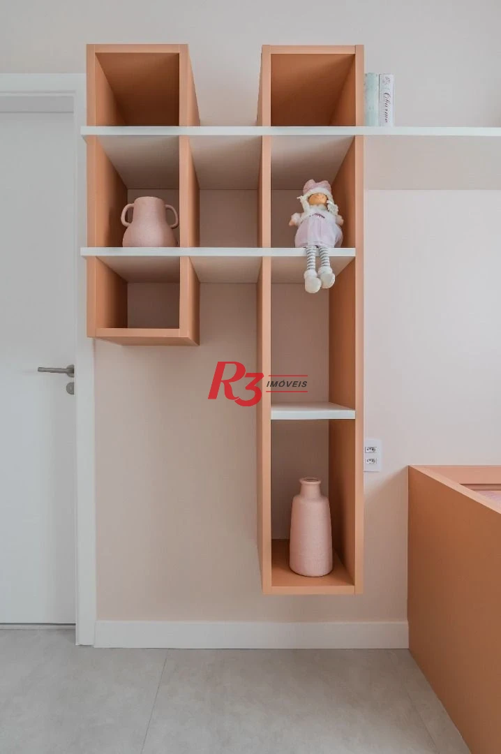 Apartamento de alto padrão com 3 suítes à venda, 234 m² por R$ 3.650.000 - Boqueirão - Santos/SP
