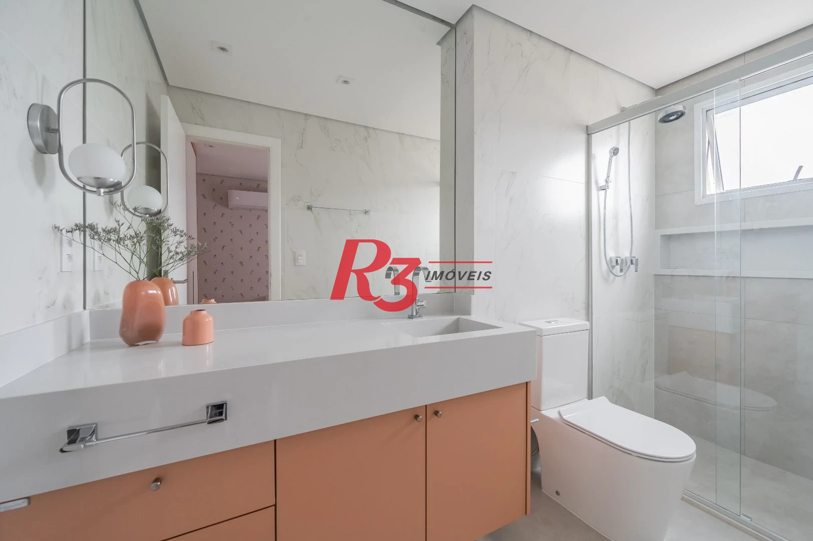 Apartamento de alto padrão com 3 suítes à venda, 234 m² por R$ 3.650.000 - Boqueirão - Santos/SP