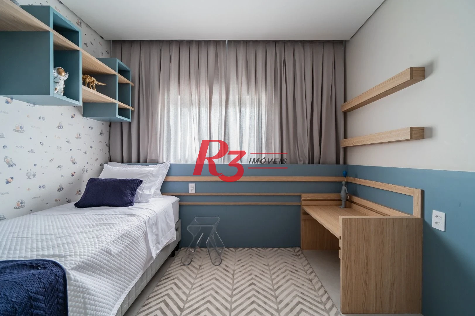 Apartamento de alto padrão com 3 suítes à venda, 234 m² por R$ 3.650.000 - Boqueirão - Santos/SP