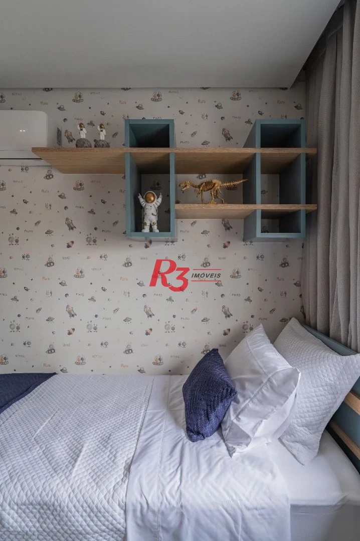 Apartamento de alto padrão com 3 suítes à venda, 234 m² por R$ 3.650.000 - Boqueirão - Santos/SP