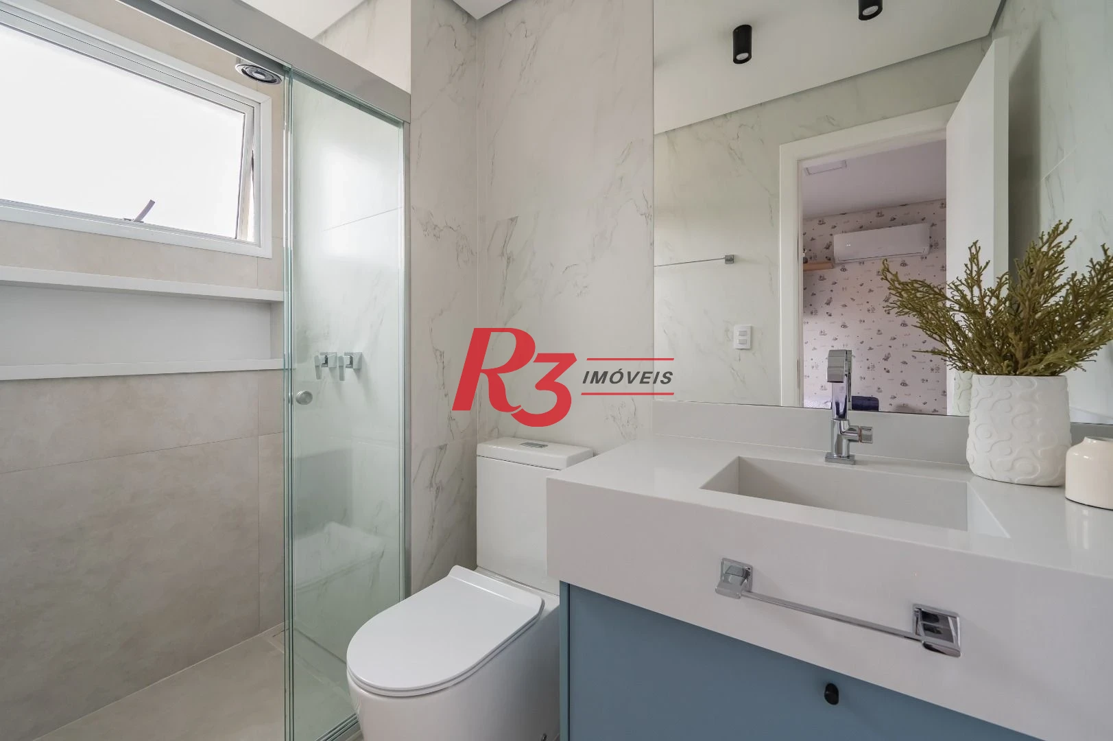 Apartamento de alto padrão com 3 suítes à venda, 234 m² por R$ 3.650.000 - Boqueirão - Santos/SP
