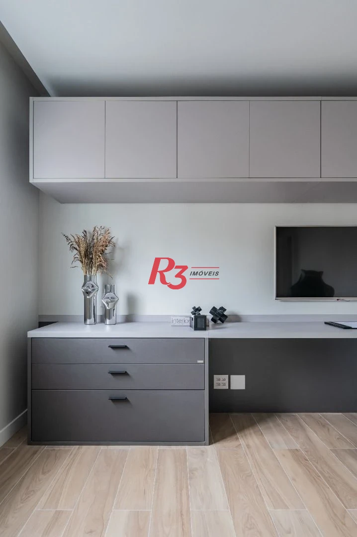 Apartamento de alto padrão com 3 suítes à venda, 234 m² por R$ 3.650.000 - Boqueirão - Santos/SP