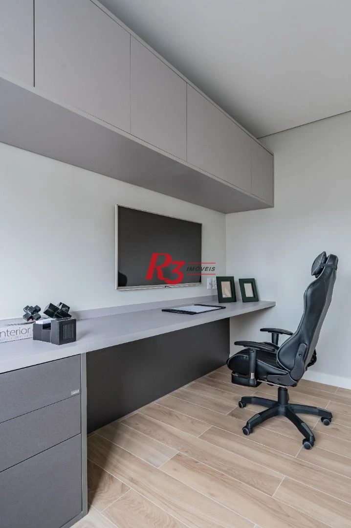 Apartamento de alto padrão com 3 suítes à venda, 234 m² por R$ 3.650.000 - Boqueirão - Santos/SP