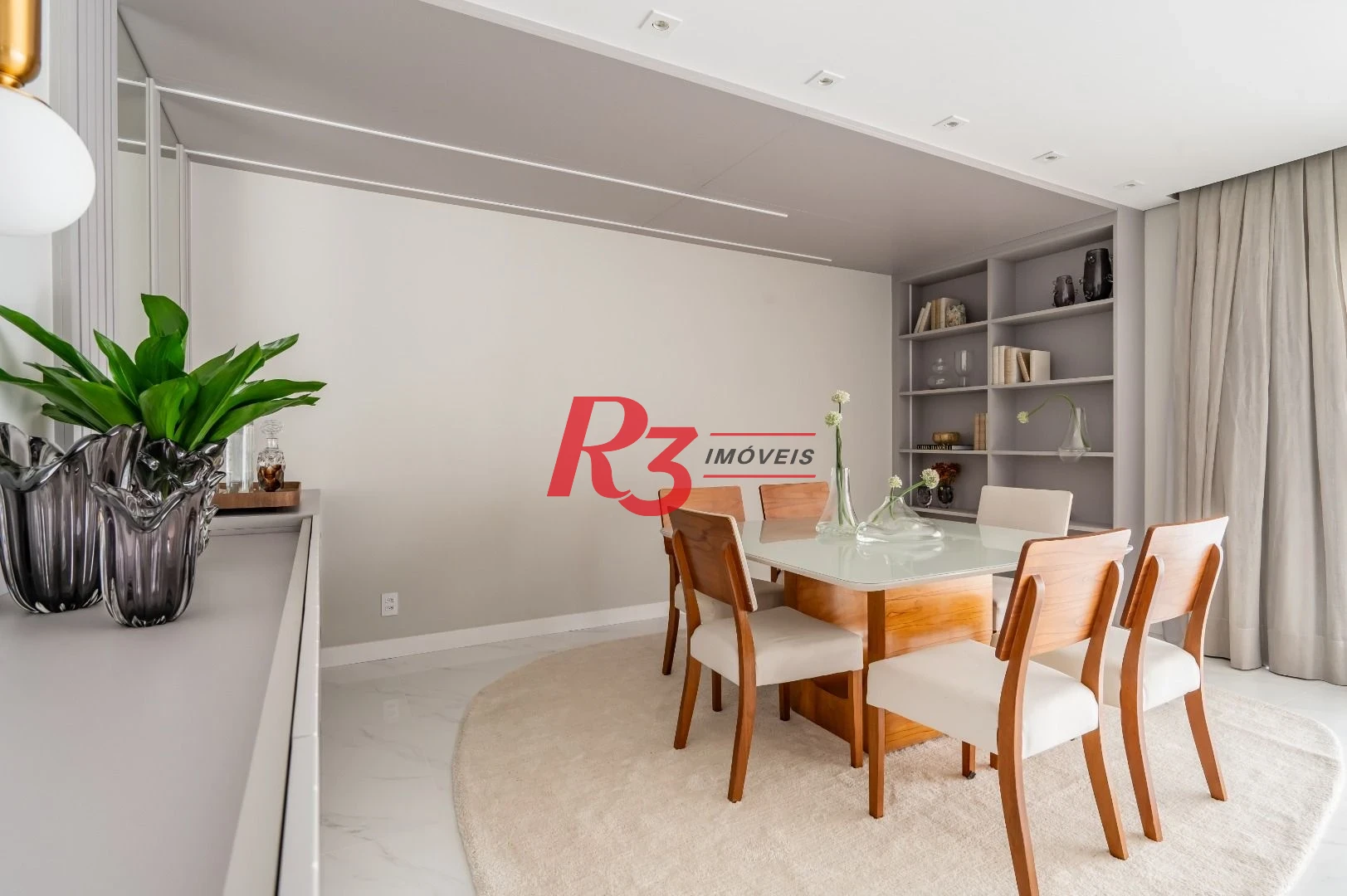 Apartamento de alto padrão com 3 suítes à venda, 234 m² por R$ 3.650.000 - Boqueirão - Santos/SP