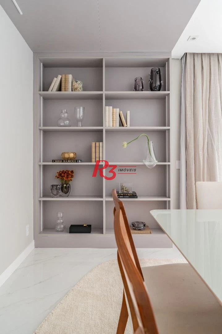 Apartamento de alto padrão com 3 suítes à venda, 234 m² por R$ 3.650.000 - Boqueirão - Santos/SP