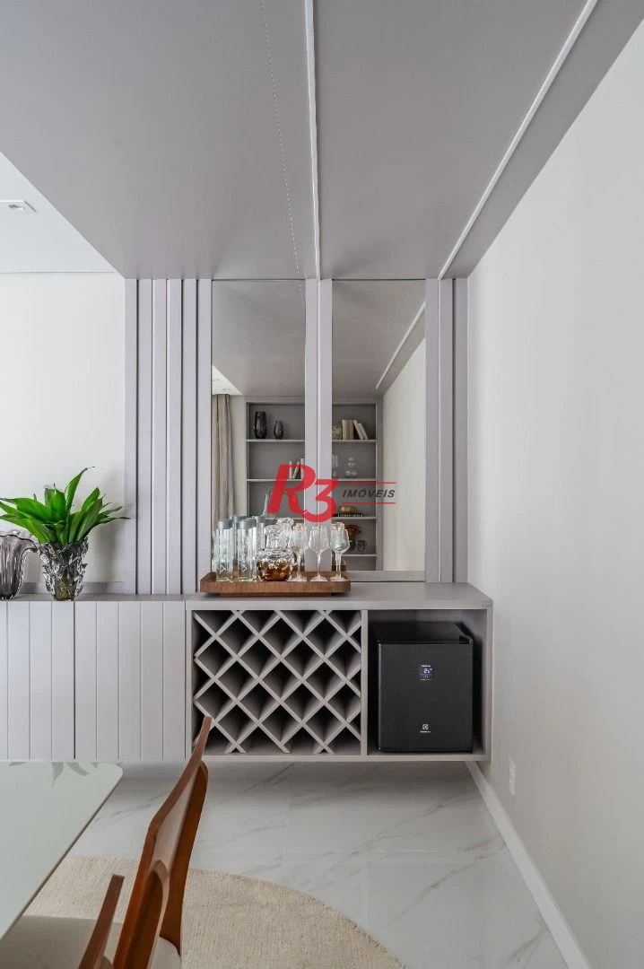 Apartamento de alto padrão com 3 suítes à venda, 234 m² por R$ 3.650.000 - Boqueirão - Santos/SP