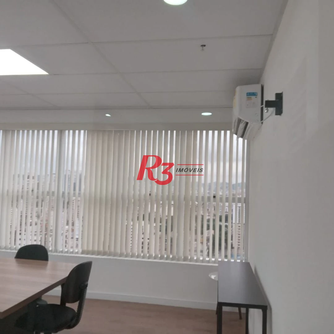 Sala para alugar, 37 m² por R$ 3.200,00/mês - Ponta da Praia - Santos/SP