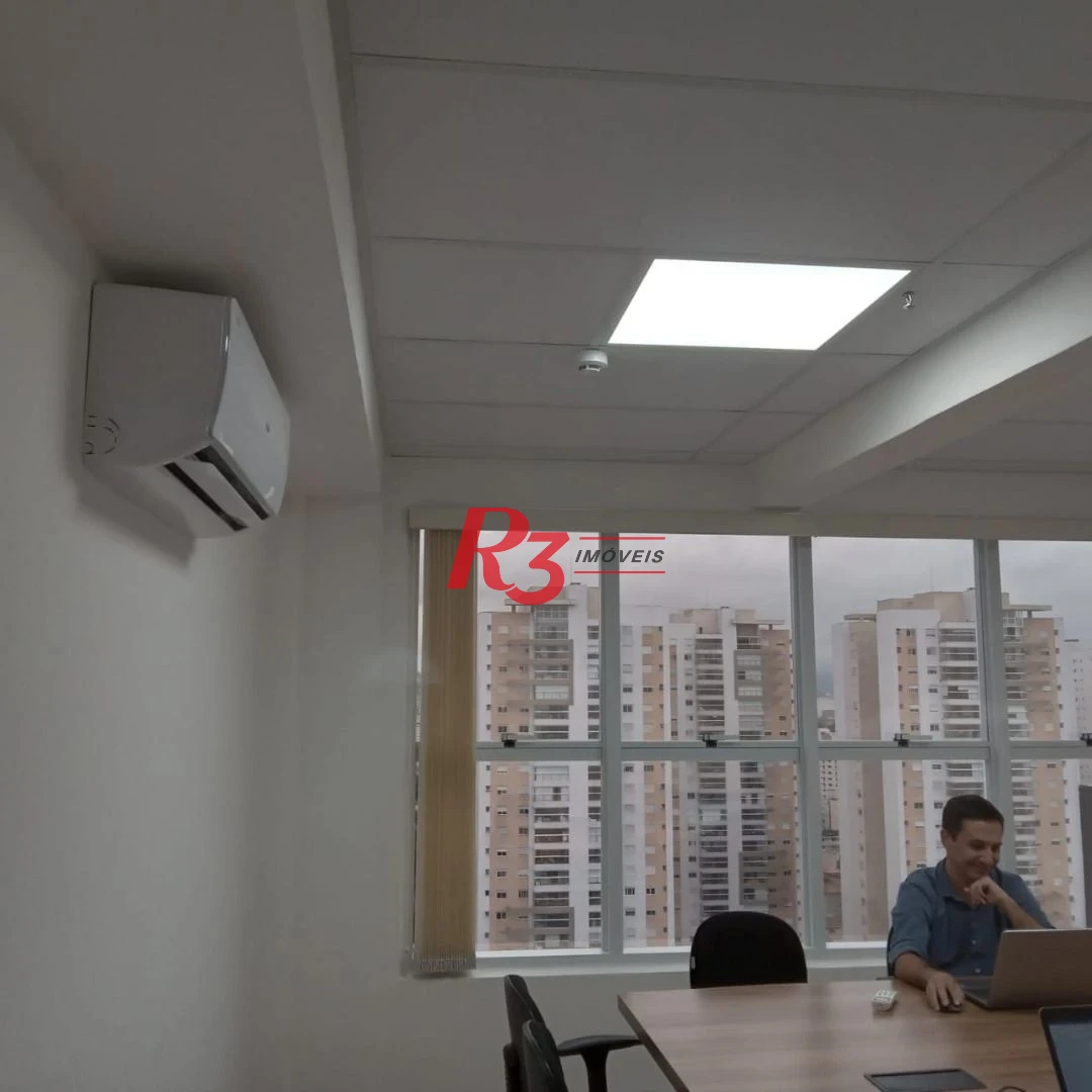 Sala para alugar, 37 m² por R$ 3.200,00/mês - Ponta da Praia - Santos/SP