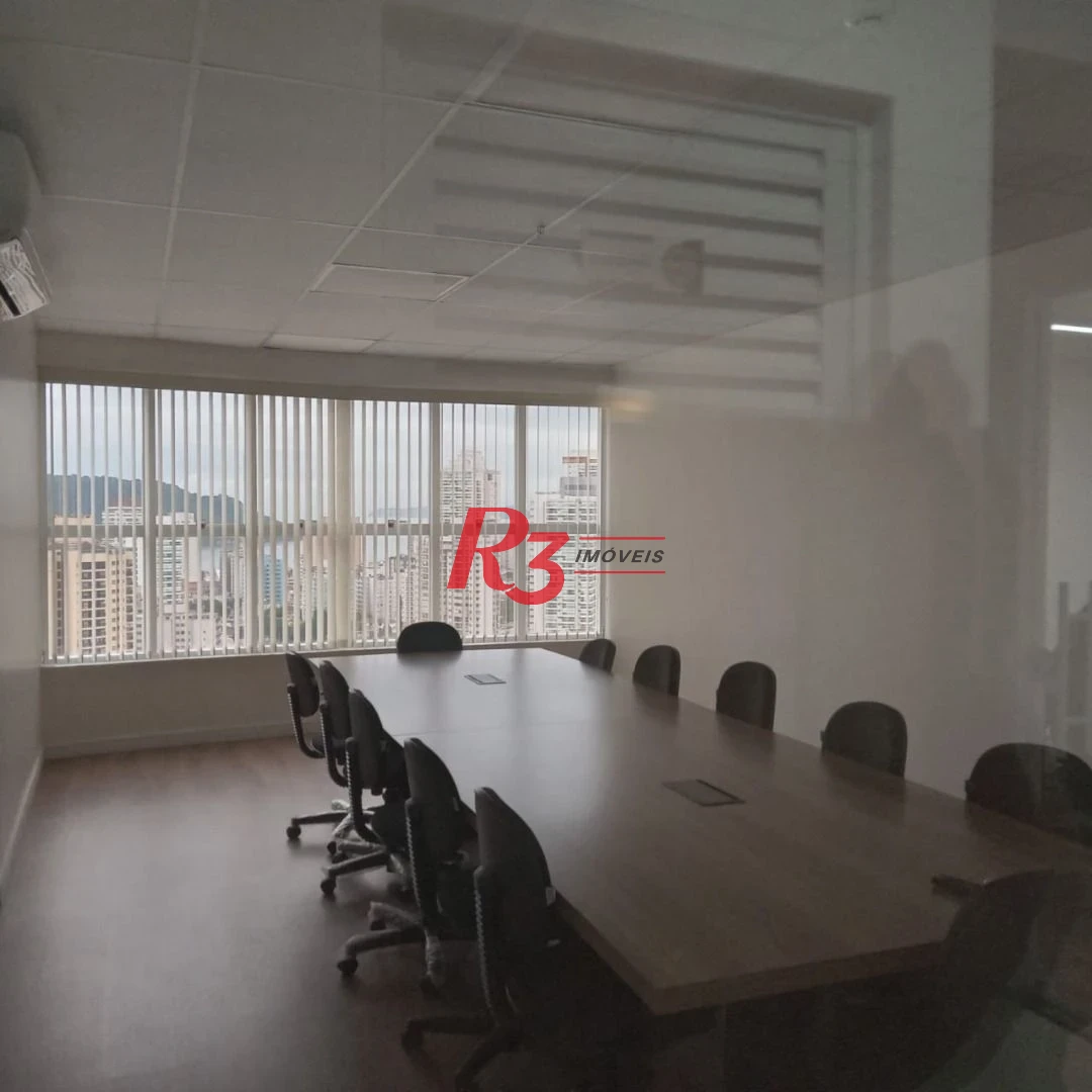 Sala para alugar, 37 m² por R$ 3.200,00/mês - Ponta da Praia - Santos/SP