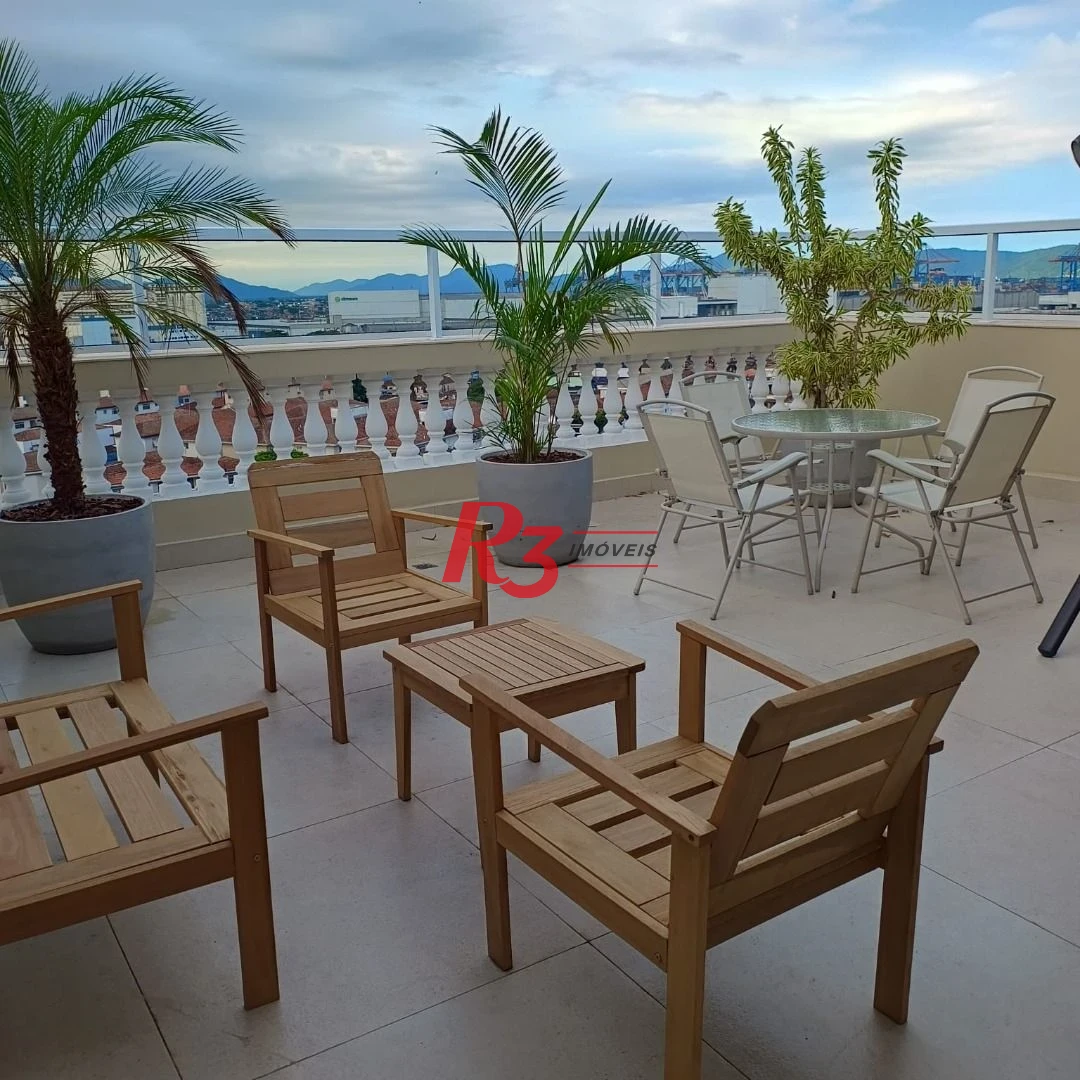 Cobertura à venda, 240 m² por R$ 1.370.000,00 - Embaré - Santos/SP