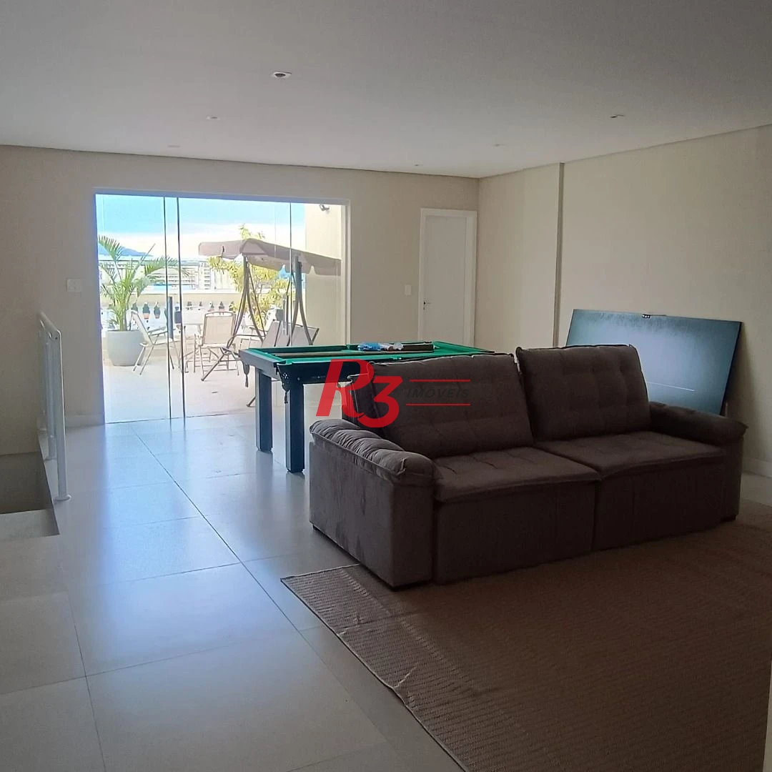 Cobertura à venda, 240 m² por R$ 1.370.000,00 - Embaré - Santos/SP