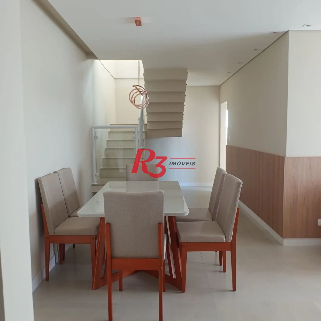 Cobertura à venda, 240 m² por R$ 1.370.000,00 - Embaré - Santos/SP