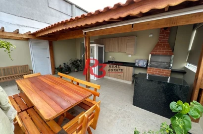 Cobertura à venda, 240 m² por R$ 1.370.000,00 - Embaré - Santos/SP