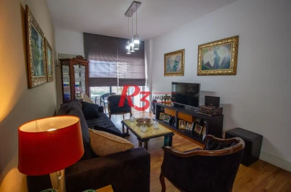 Apartamento com 3 dormitórios à venda, 124 m² por R$ 1.200.000,00 - Boqueirão - Santos/SP