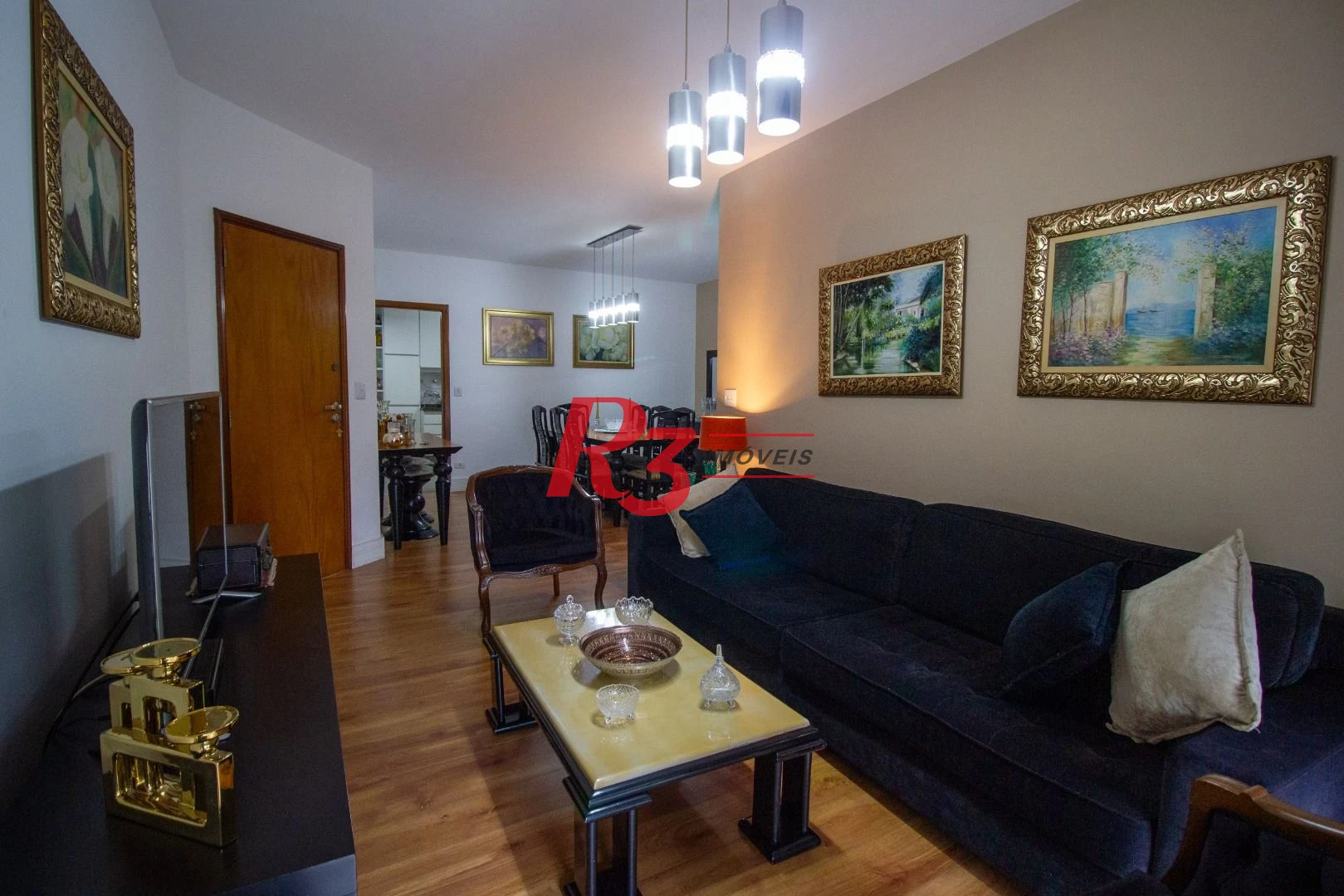 Apartamento com 3 dormitórios à venda, 124 m² por R$ 1.200.000,00 - Boqueirão - Santos/SP