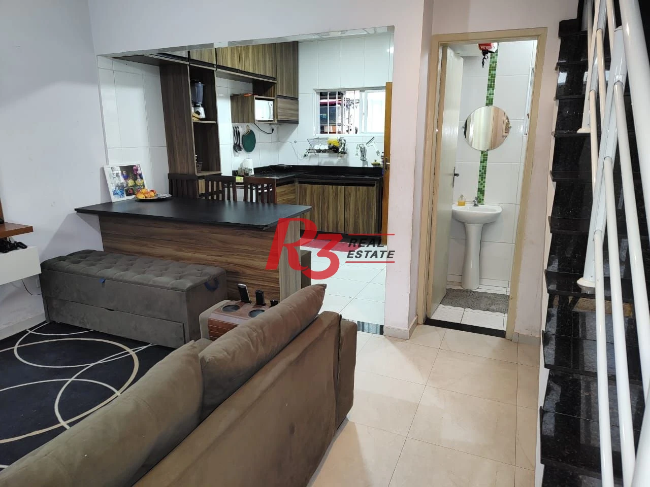Casa com 2 dormitórios à venda, 80 m² por R$ 350.000,00 - Vila Voturuá - São Vicente/SP