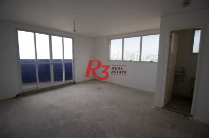 Sala para alugar, 38 m² por R$ 3.001,01/mês - Ponta da Praia - Santos/SP