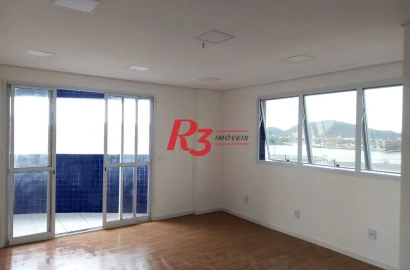 Sala para alugar, 38 m² por R$ 3.200,00/mês - Ponta da Praia - Santos/SP