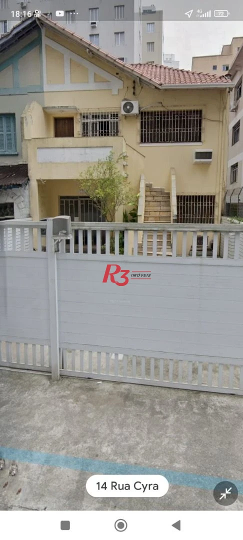 Sobrado à venda, 247 m² por R$ 1.750.000,00 - José Menino - Santos/SP